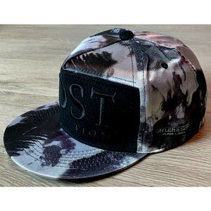 Cayler & Sons 'Black Label' LOST GENERATION SnapBack Hat. Tie-Dye Wet Ink Bleed